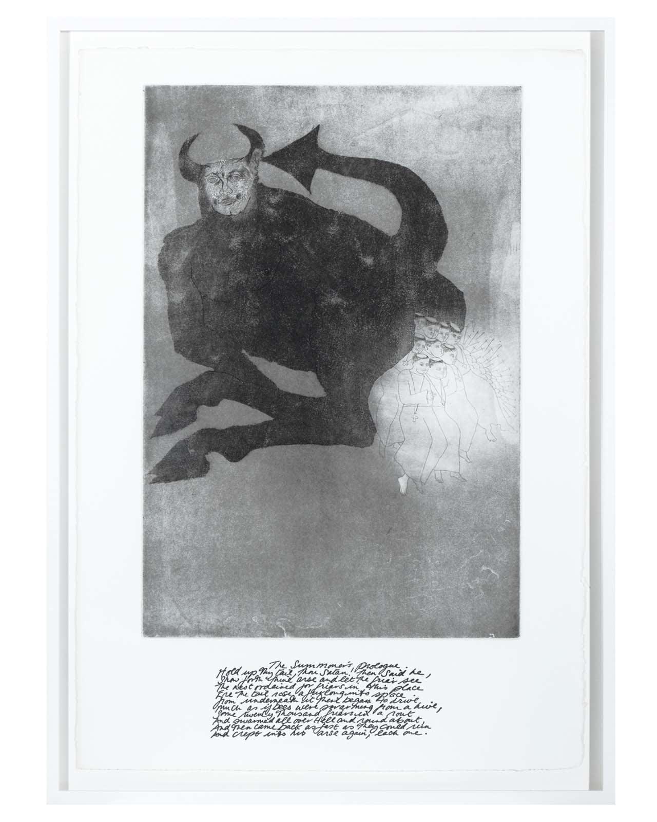 Elisabeth Frink, The Canterbury Tales: The Summoner's Prologue