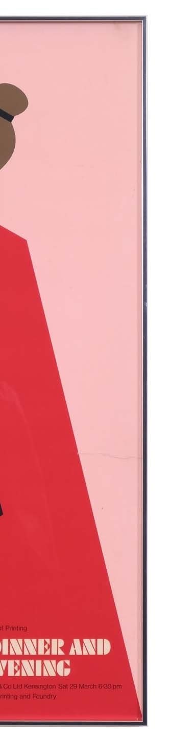 Tom Eckersley, 'Annual Dinner and Social Evening' Poster, c.1980s