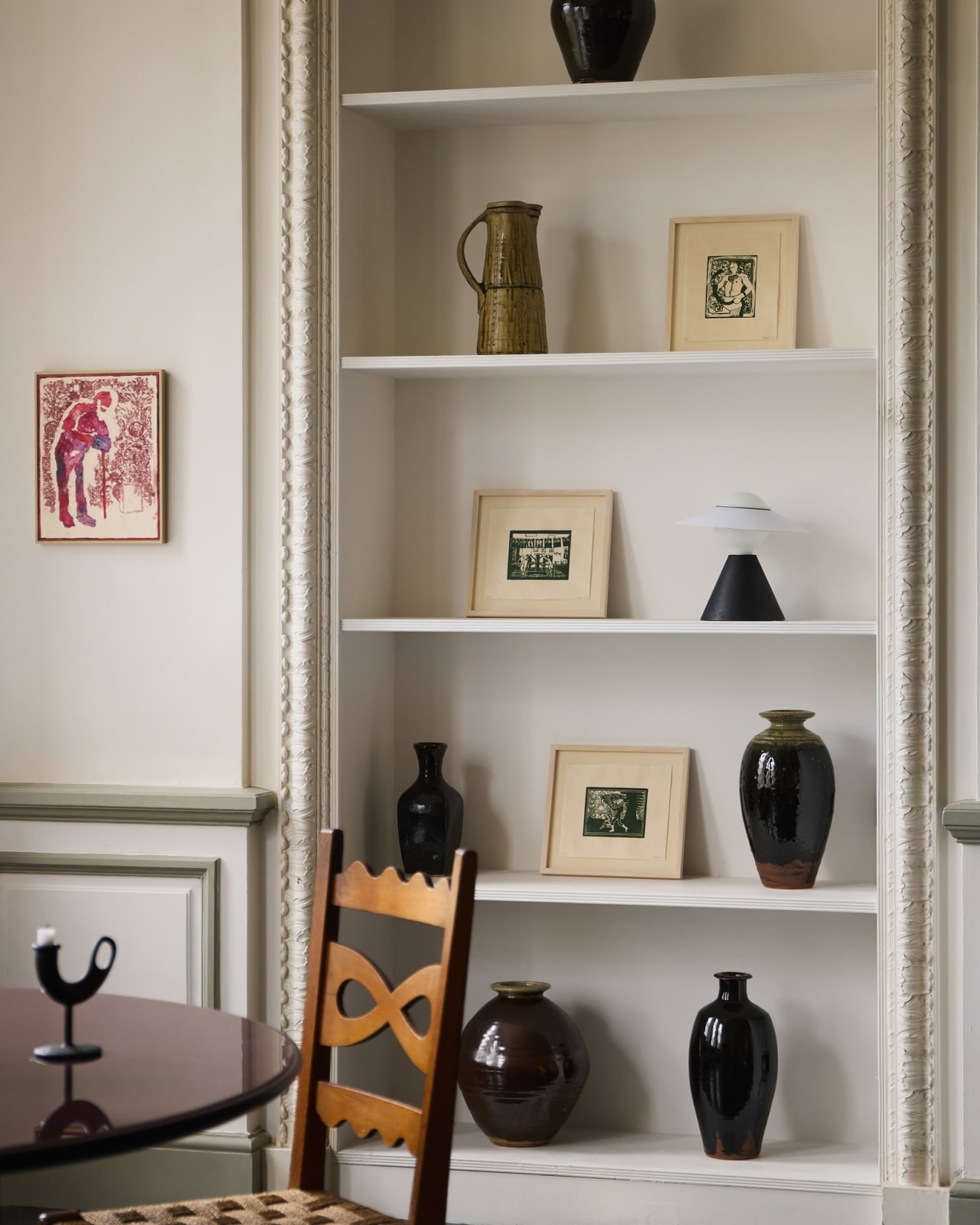 Jake Garfield, Man Holding A Snake (Study) (framed)