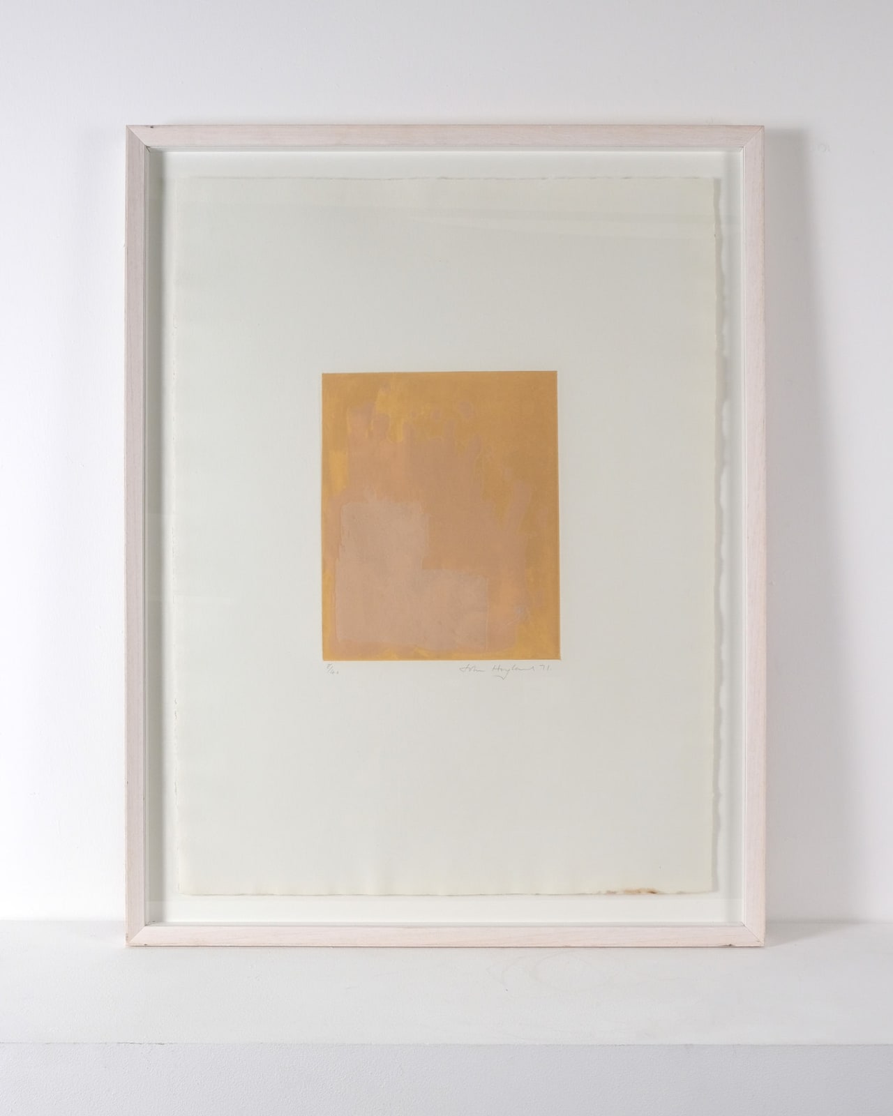 John Hoyland, Ochre-Pink
