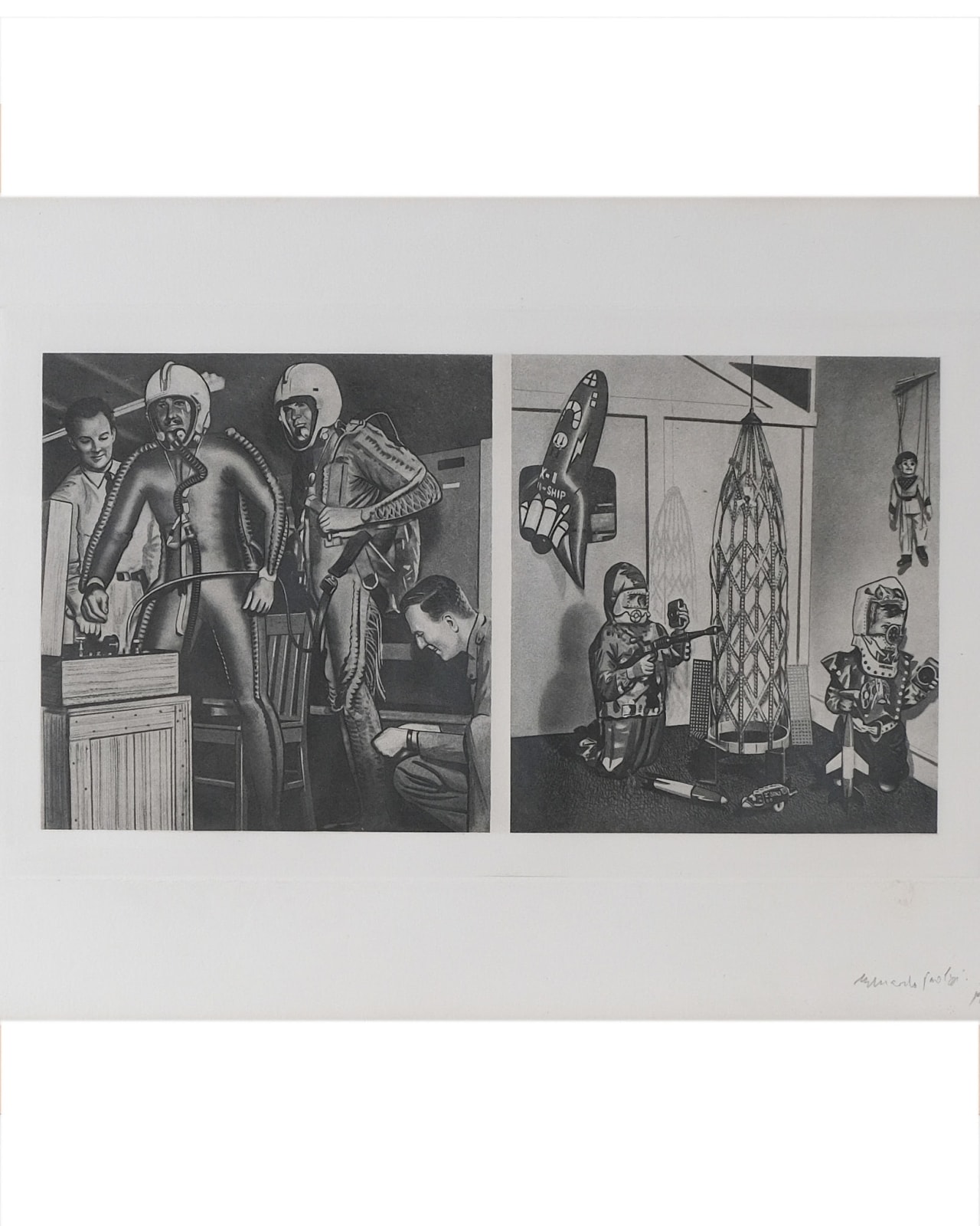 Sir Eduardo Paolozzi, Cloud Atomic Laboratory photogravure