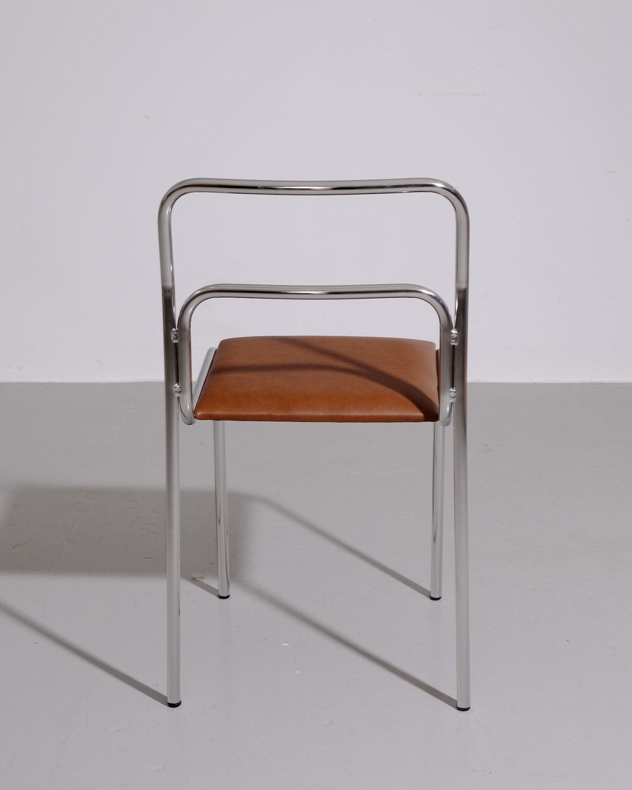Italian, Tubular Steel Dining Chair