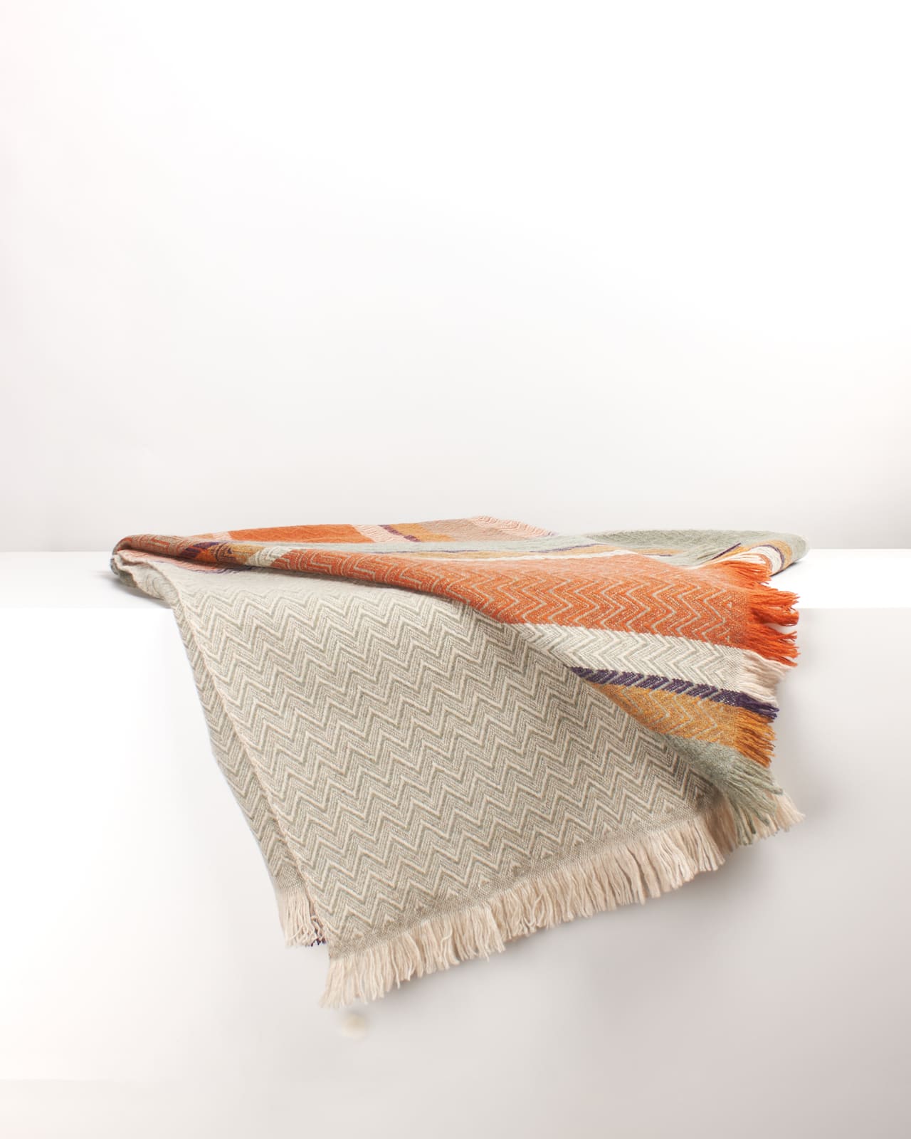 Katherine Fraser, Arum Herringbone Throw