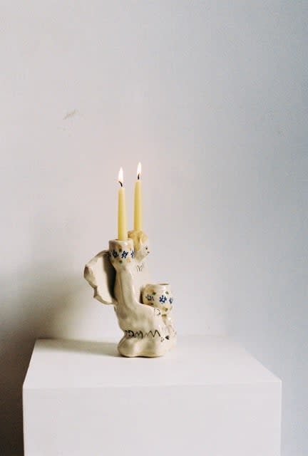 Ali Hewson, Cherub candleholder/salt