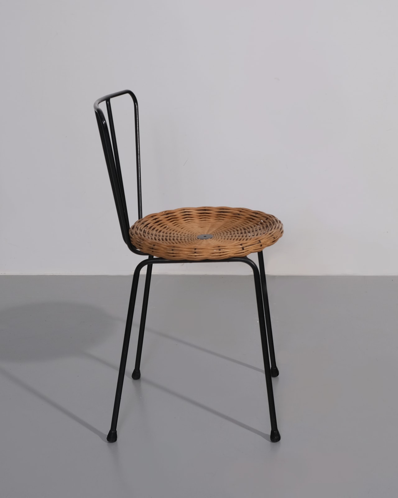 British, Woven Decorative Side Chair