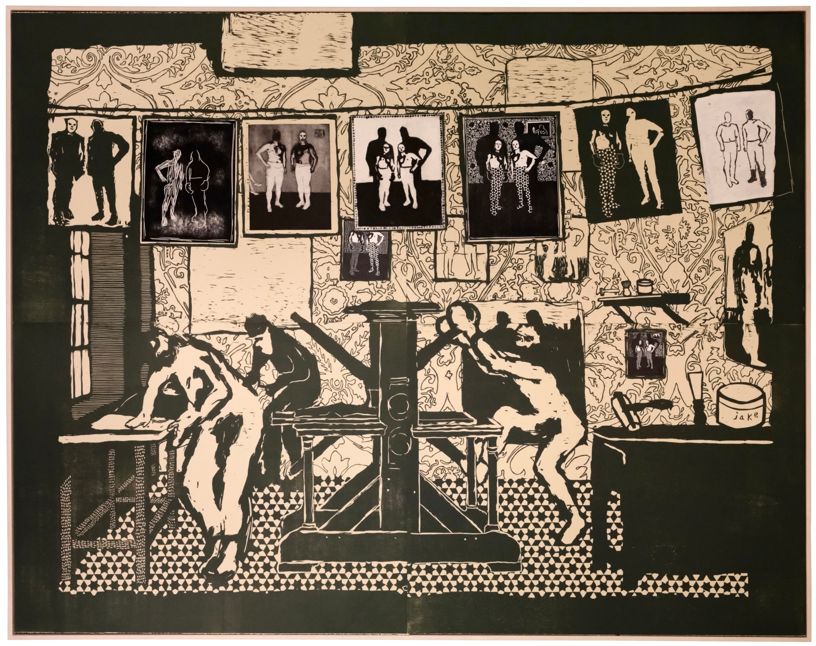 Jake Garfield, The Print Workshop (framed)