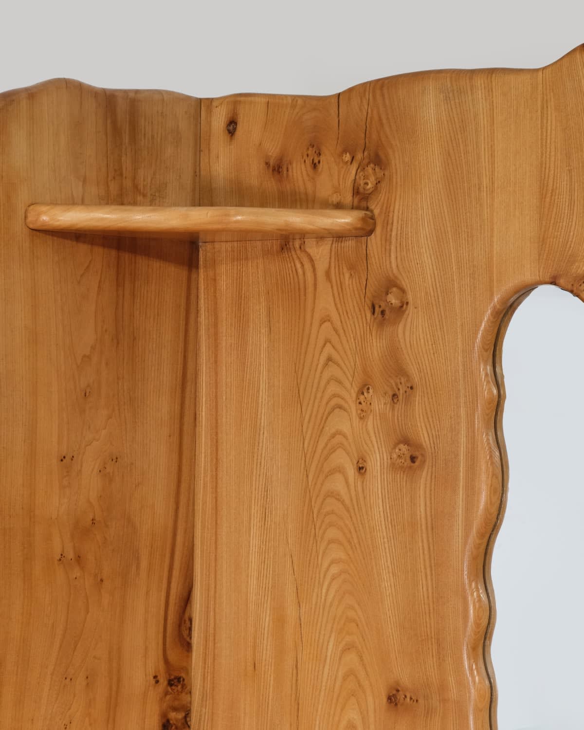 European, Settle Storage Bench with Mirrors, Shelves and Coat Hooks