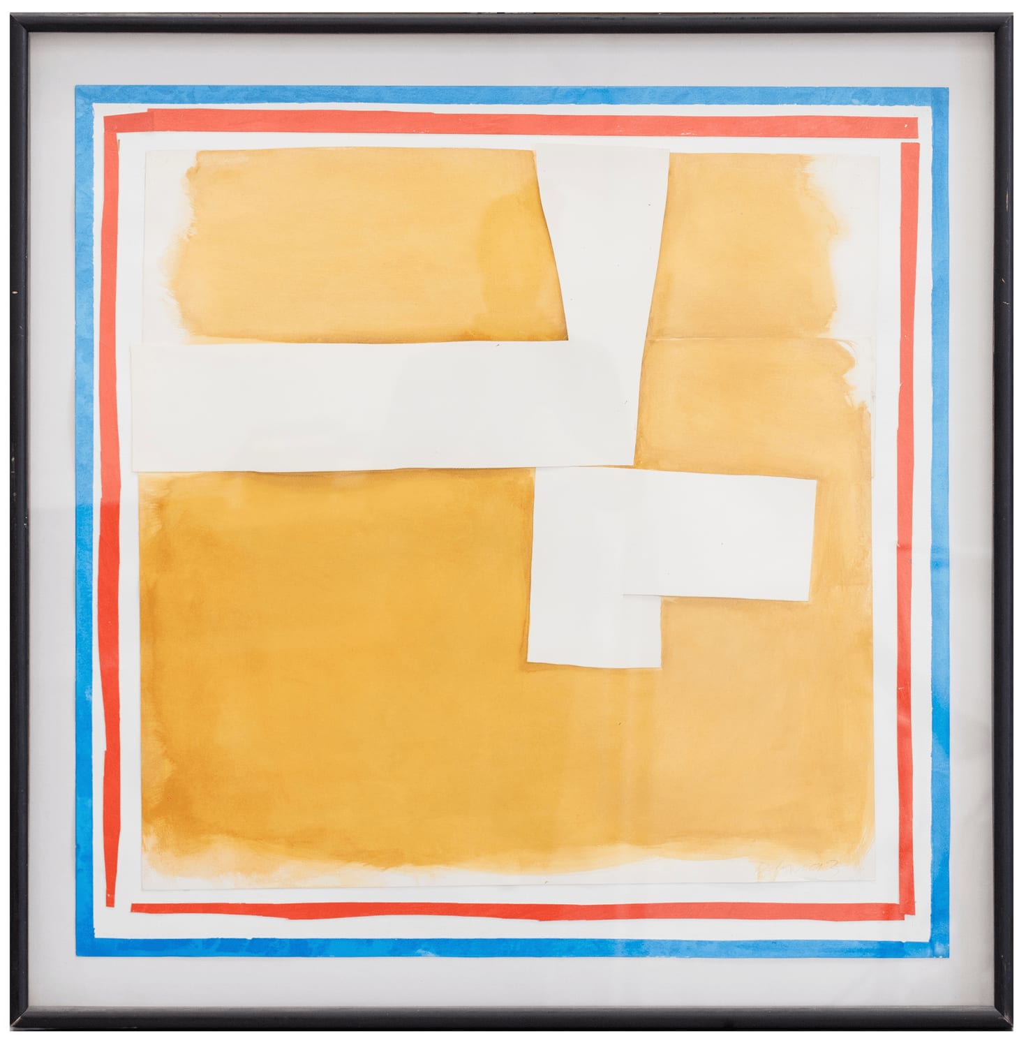 Sandra Blow, Abstract in Ochre