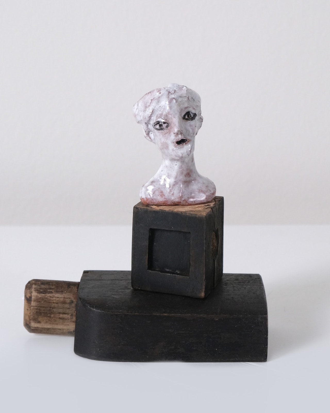 Amata Benedict, Miniature Head Candlestick III