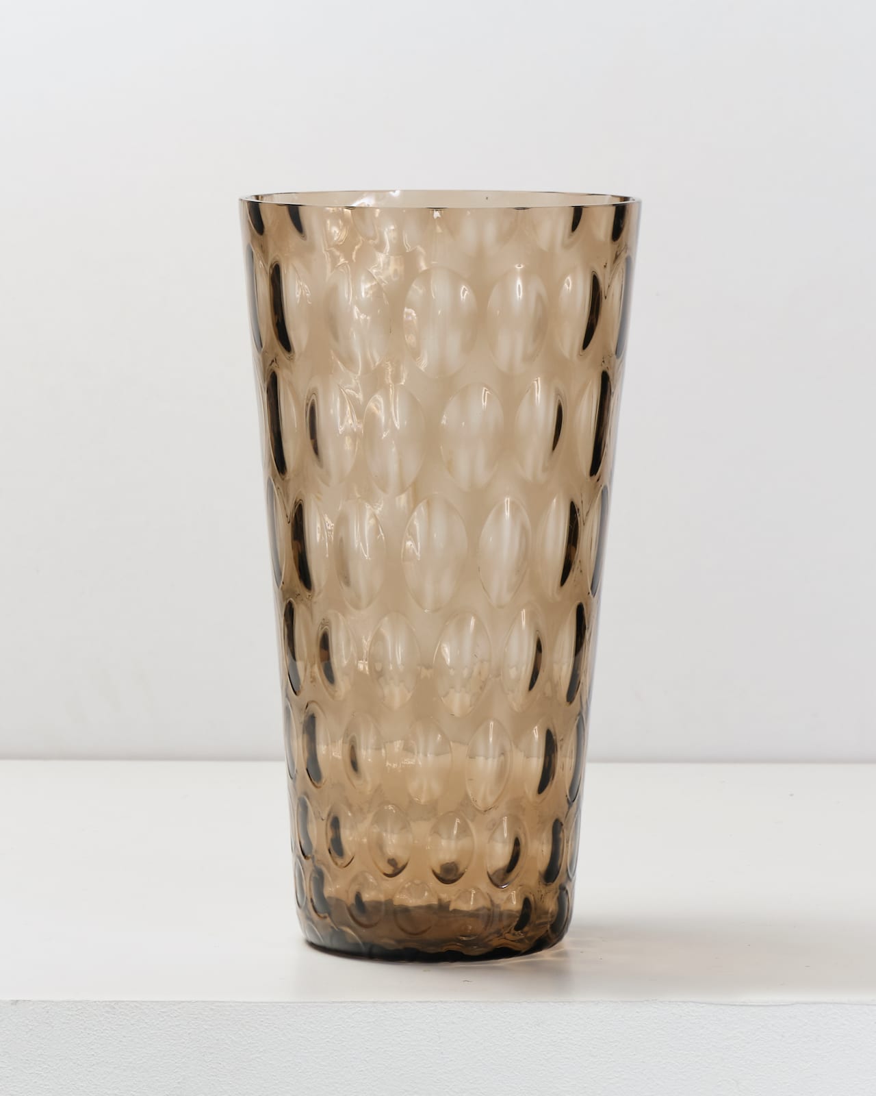 Borske Sklo, Taupe bucket vase