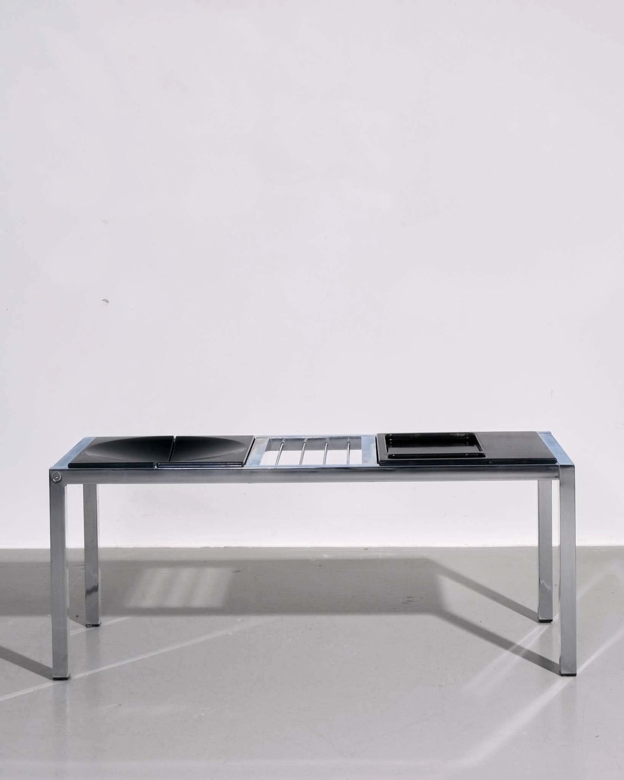 Frank Wardle, Coffee Table with Magazine Rack