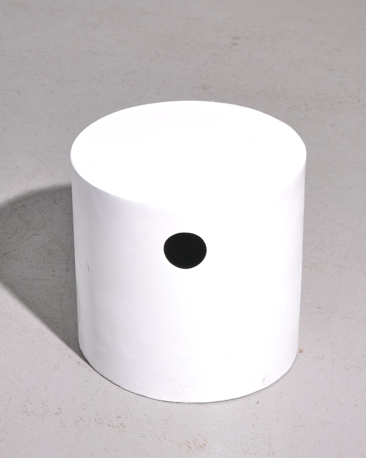 Bernard Holdaway, Pair of Tomotom Drum Tables in White