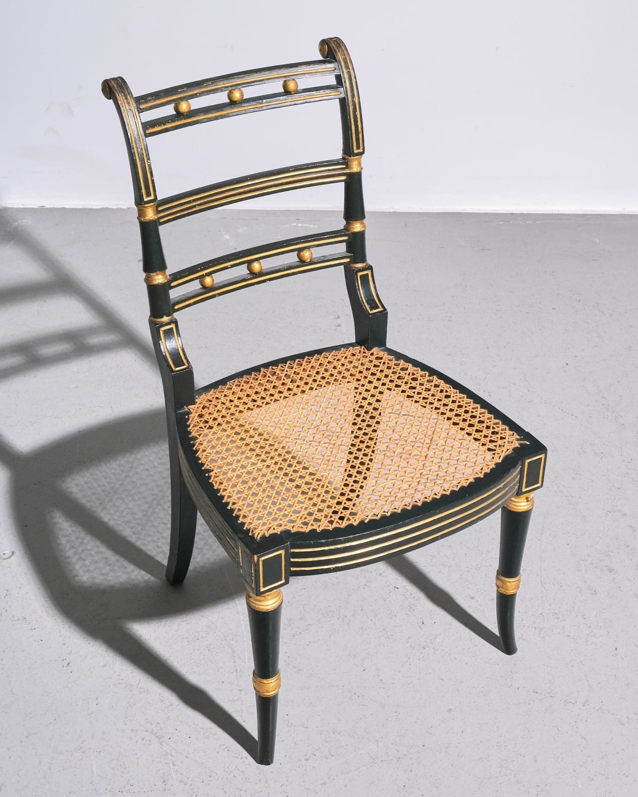 Regency, Side Chair with Cane Seat