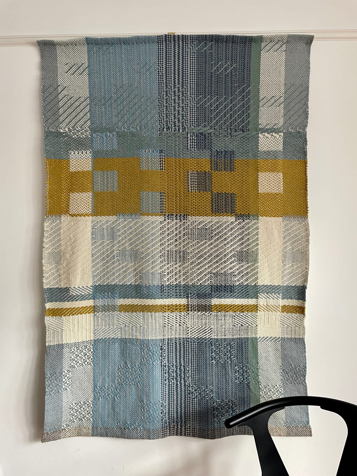 Catarina Riccabona, Yellow Hand-woven Wall Hanging