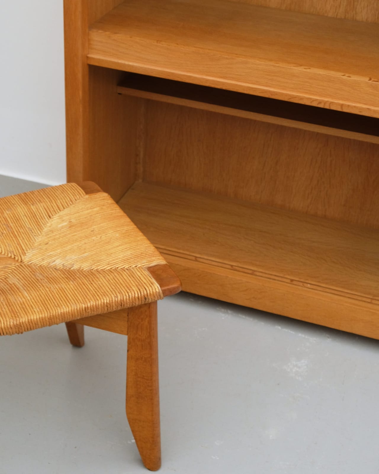 Guillerme et Chambron, 'Gildas' Oak Bookcase