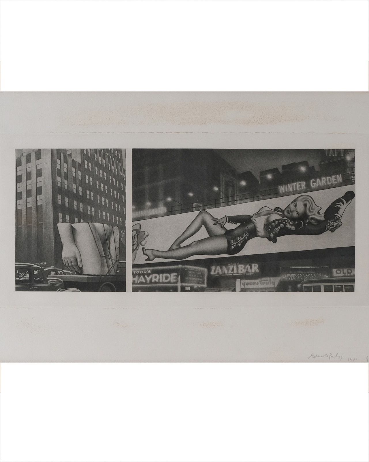 Sir Eduardo Paolozzi, Cloud Atomic Laboratory photogravure