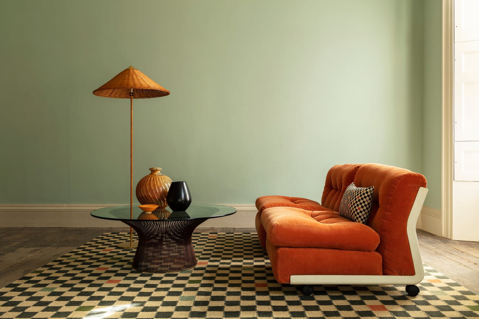 Vanderhurd x 8 Holland Street: Checkerboard, Knight, Woven Dhurrie, Large