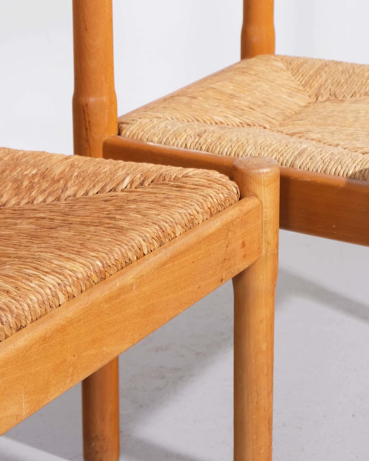 Vico Magistretti, Pair of Carimate chairs