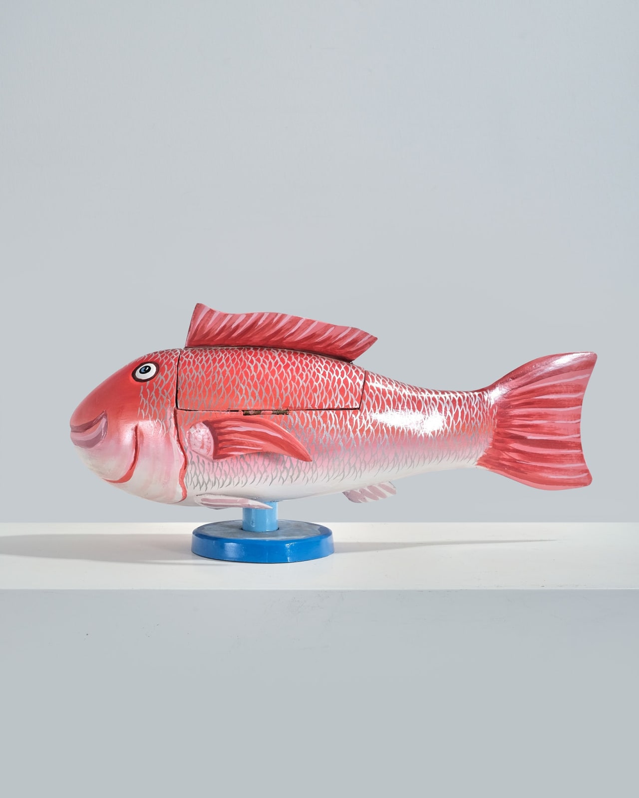 Paa Joe, Red Fish Mini Sculpture