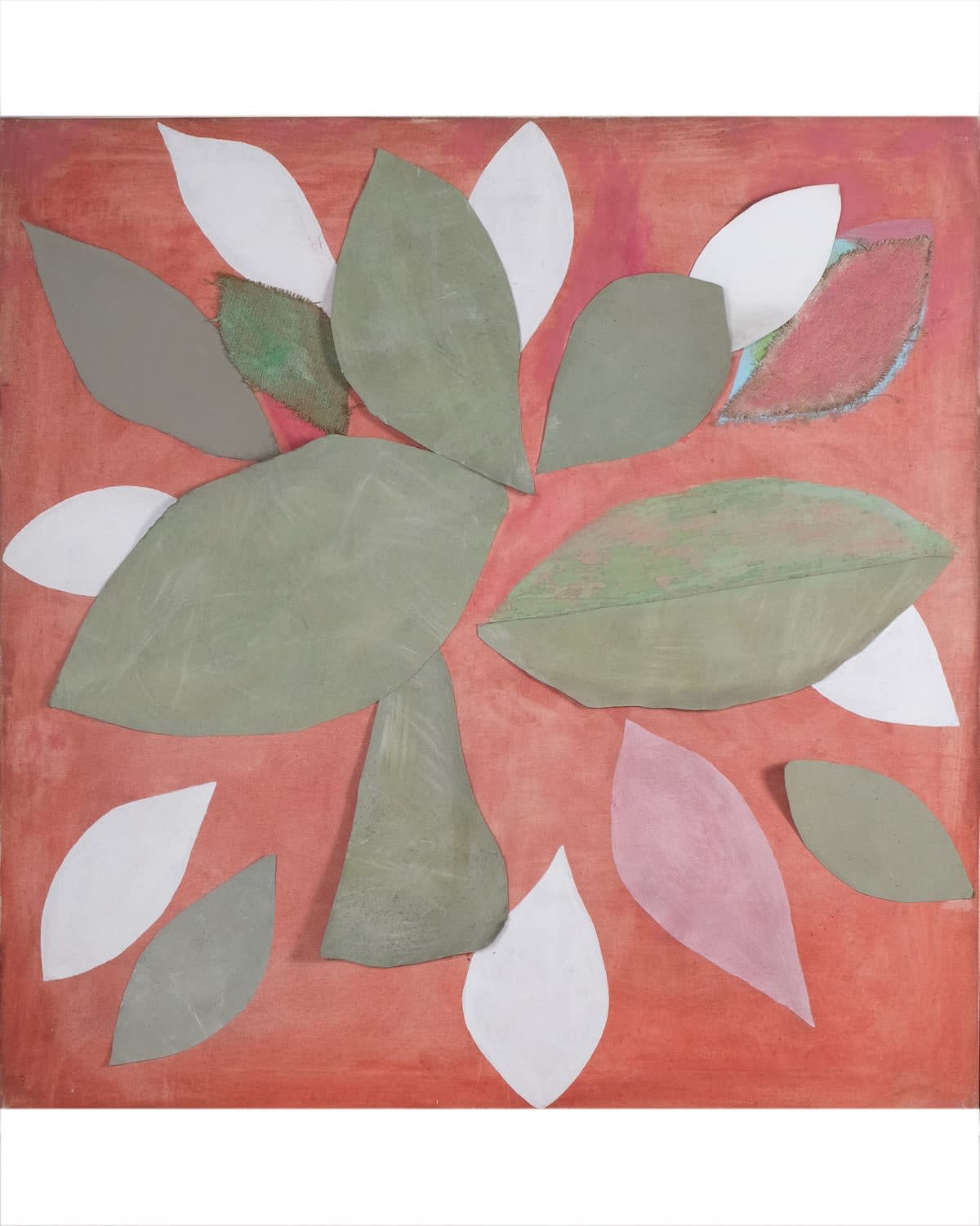 Sandra Blow, Red Green Collage