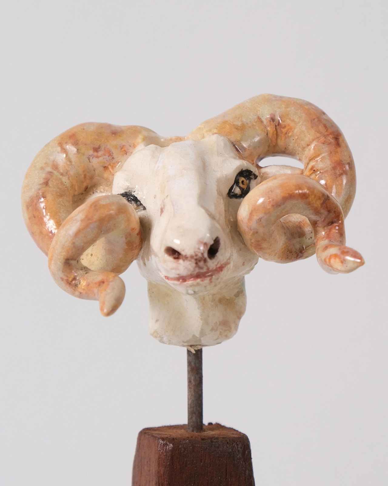 Amata Benedict, Miniature Head Candlestick VII