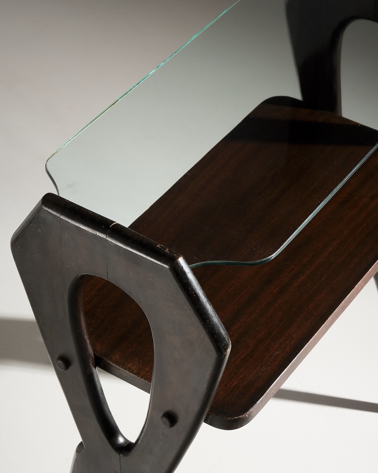 Ico Parisi, Side table with glass top