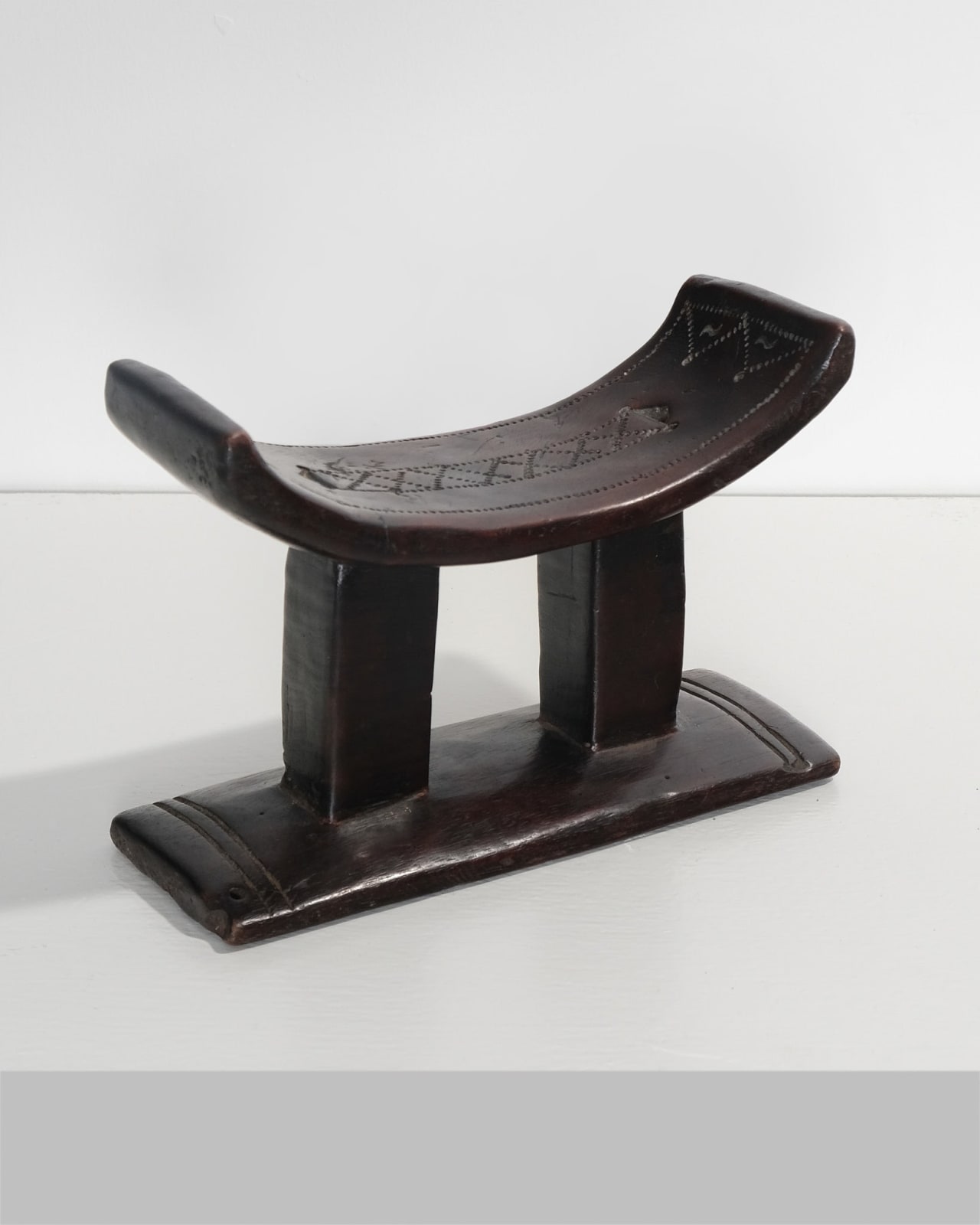 African, Carved Headrest