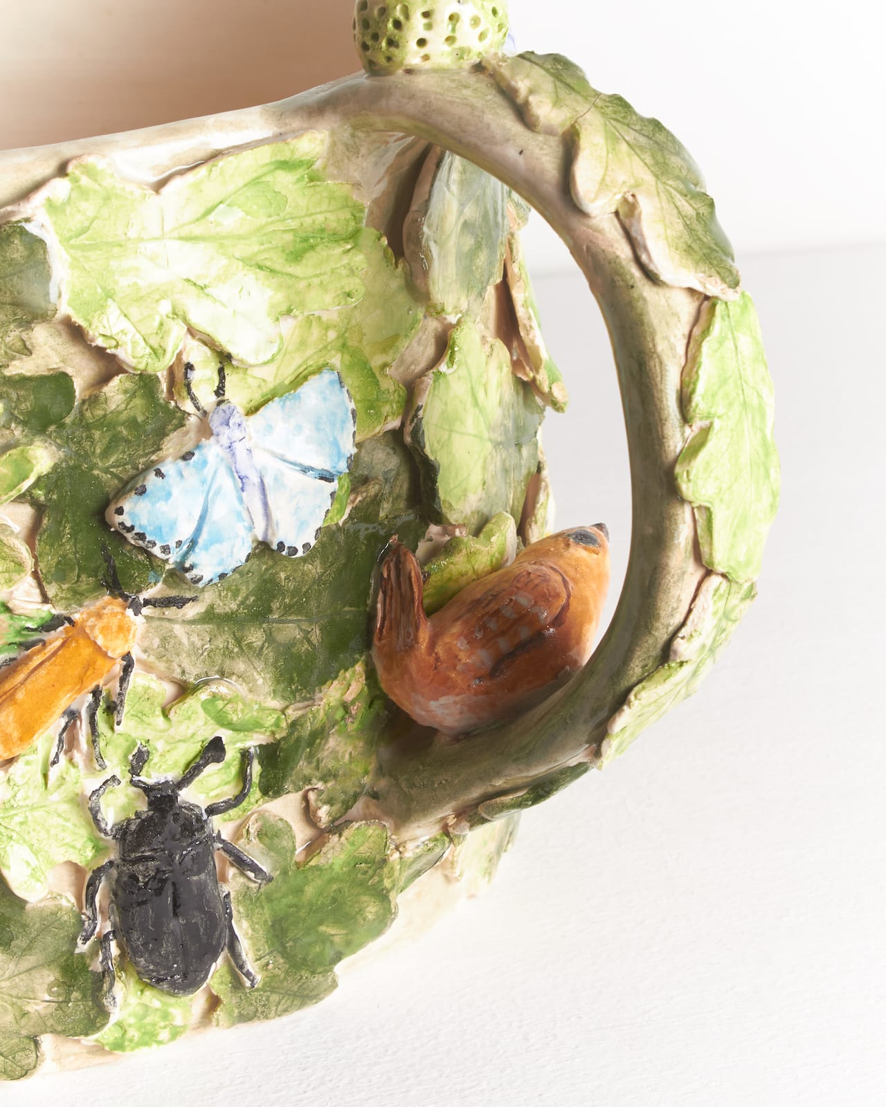 Prue Piper, Large Green Man Jug