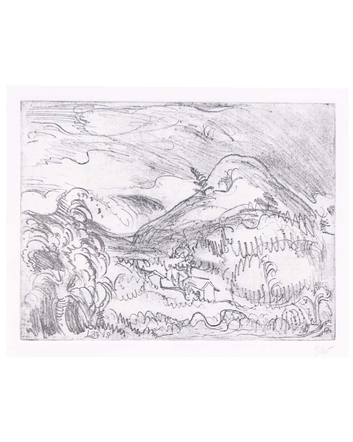 Bernard Leach, Karuizawa, Raging Winds/Wind on the Hill