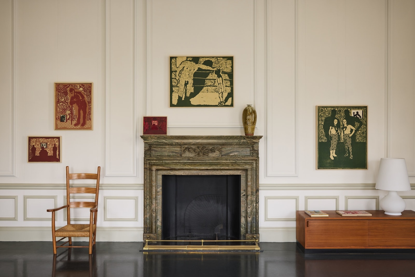 Jake Garfield, Man Thinking About A Picture (framed)