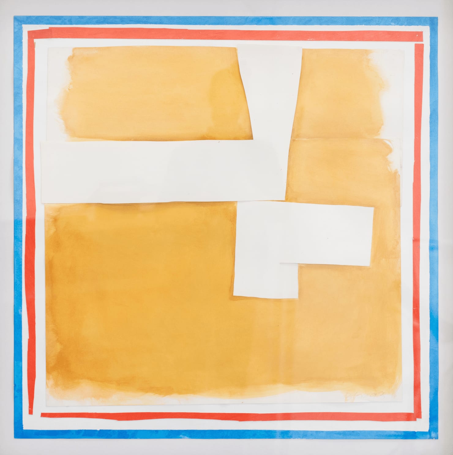 Sandra Blow, Abstract in Ochre