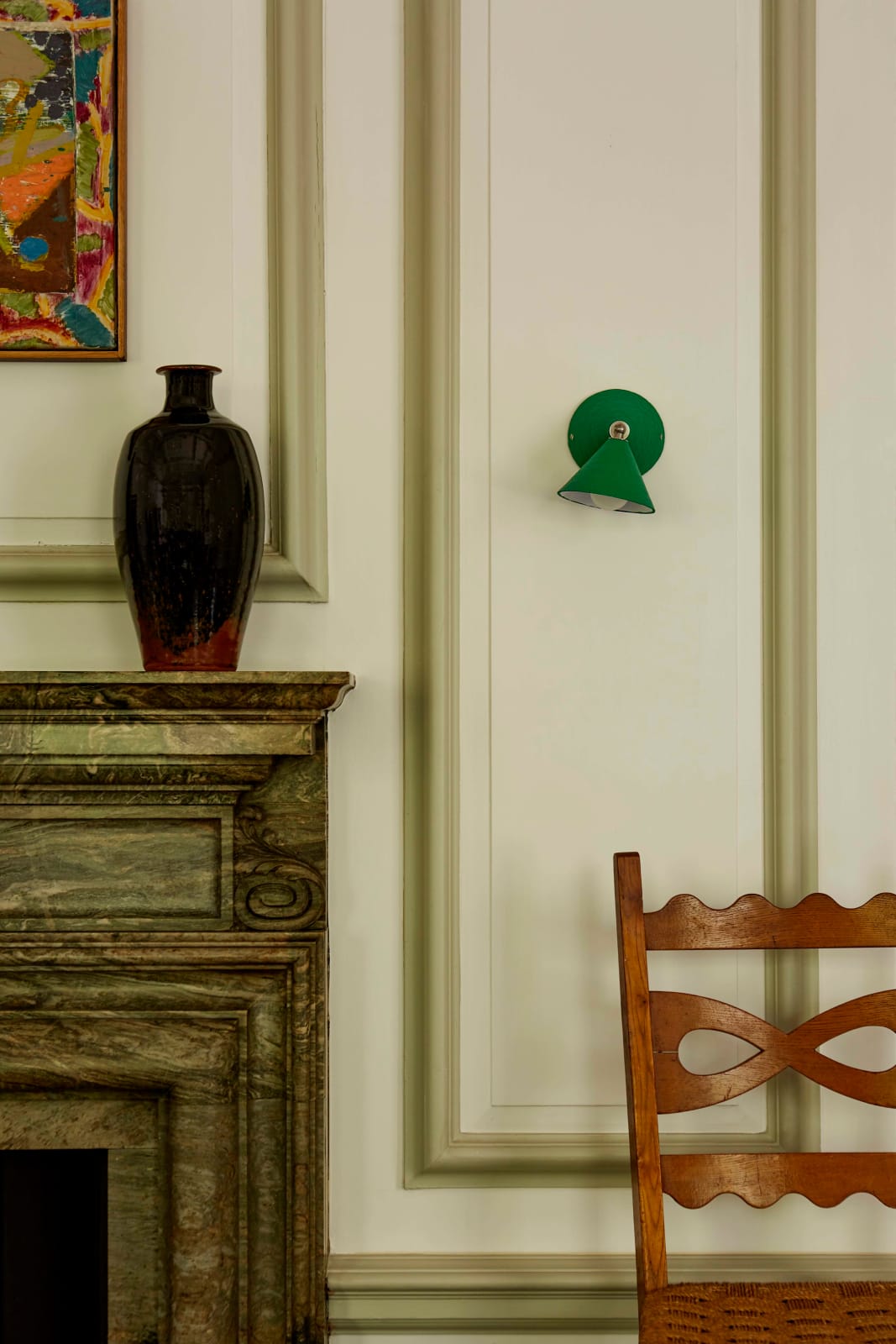 Palefire Studio x 8 Holland Street, Rotor Wall Light in Green