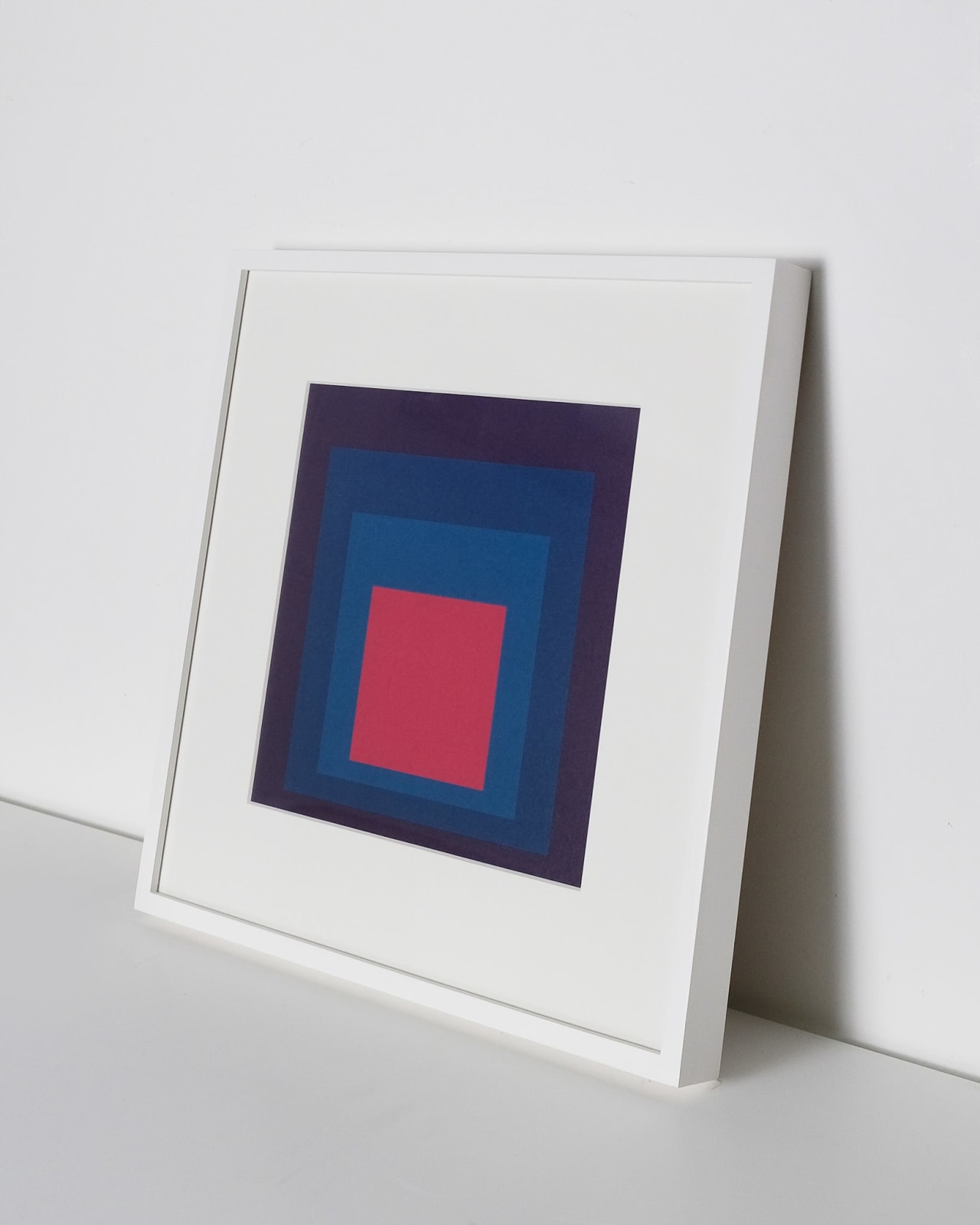 After Josef Albers, Homage to the Square - Pink