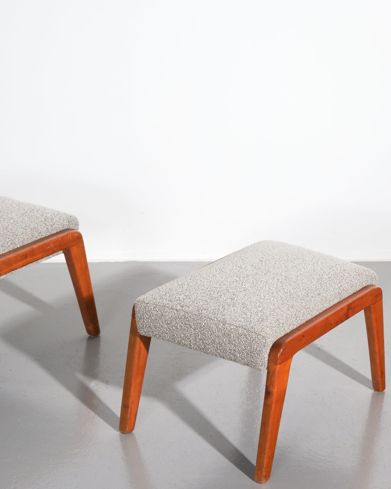 Italian, Pair of ottomans