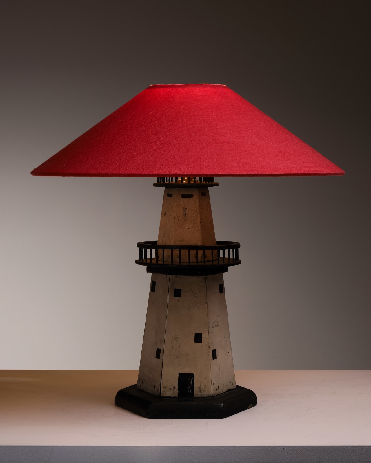 20th Century European, Lighthouse Lamp Base
