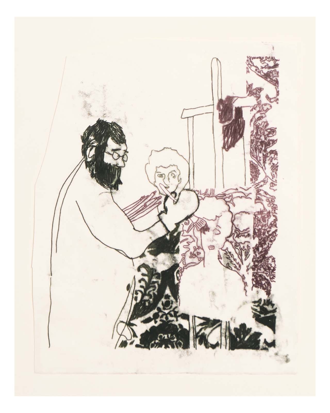 Jake Garfield, Man Painting A Painting