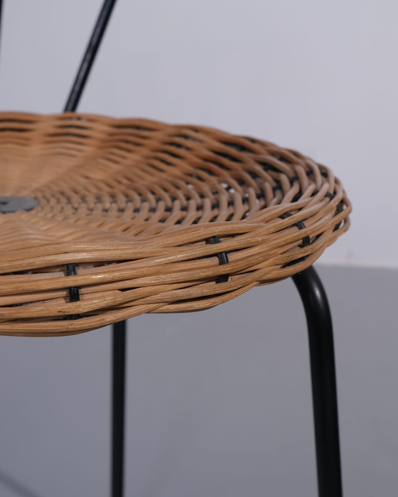 British, Woven Decorative Side Chair