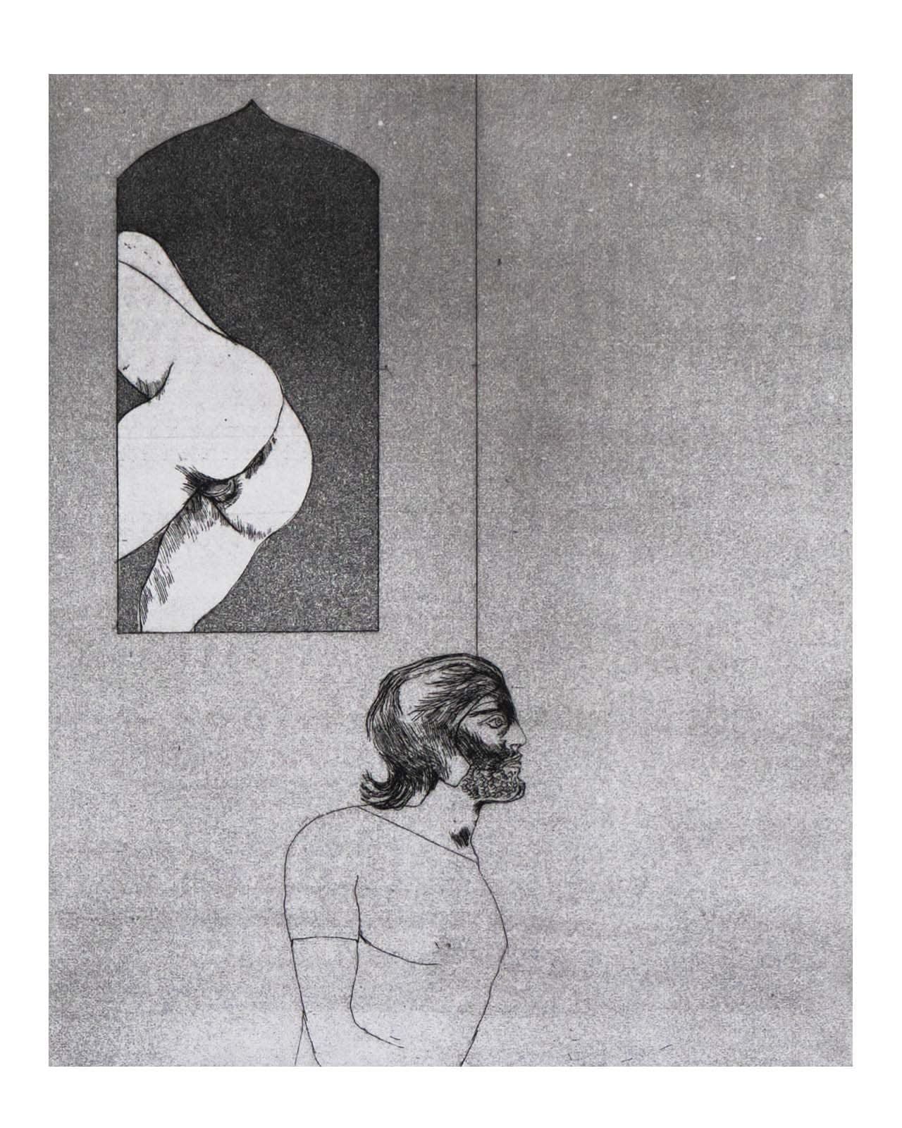 Elisabeth Frink, The Canterbury Tales: The Miller's Tale I