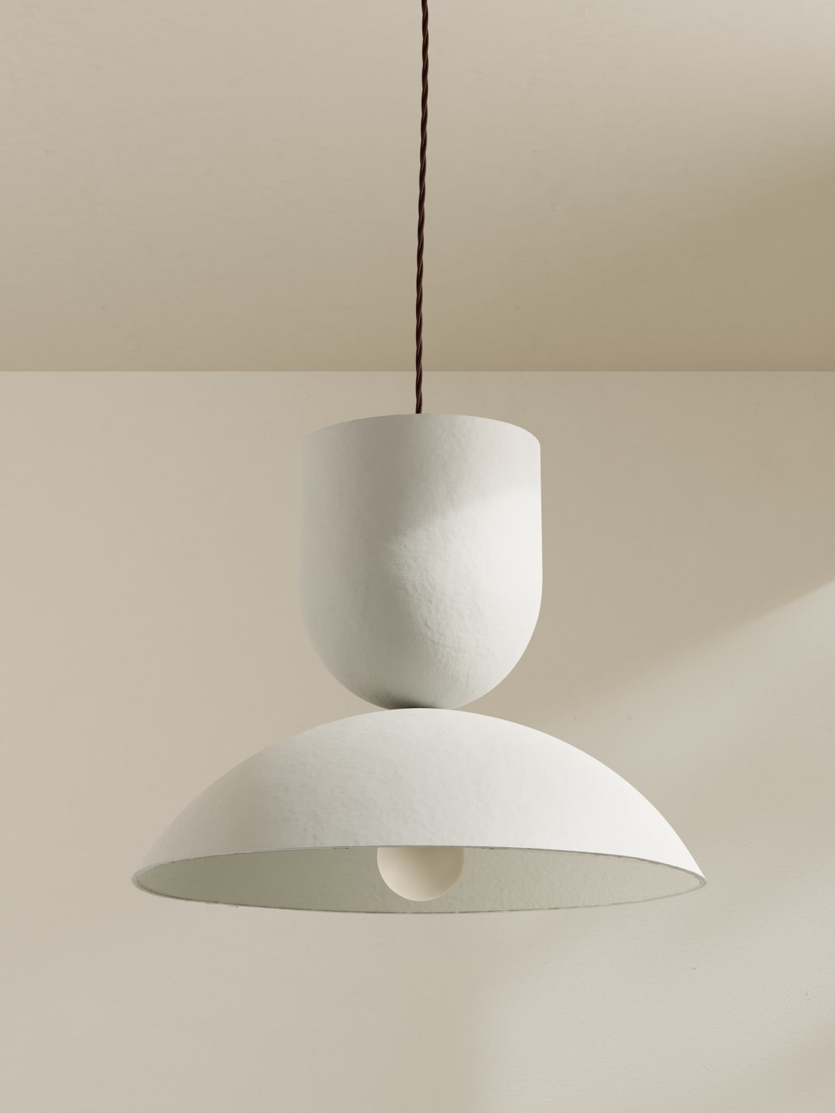 Palefire Studio x 8 Holland Street, Buoy Pendant Light in White