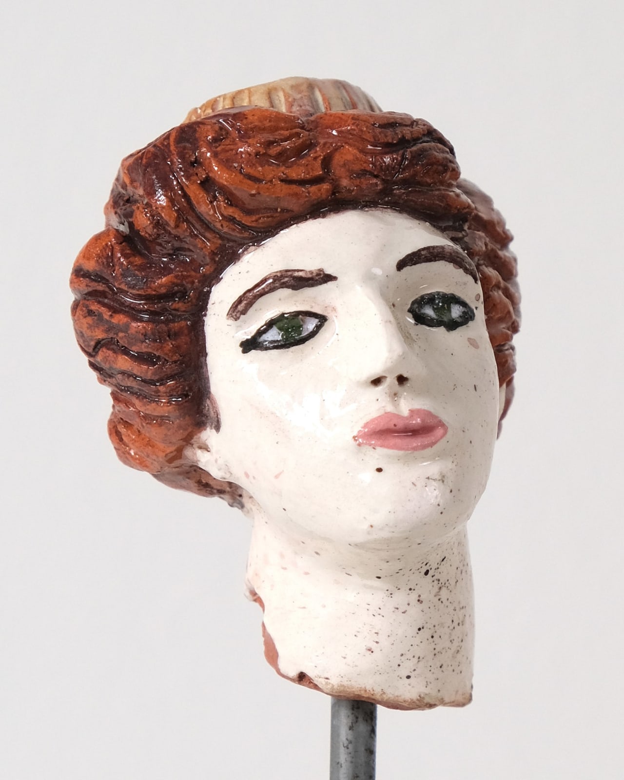 Amata Benedict, Miniature Head Candlestick X