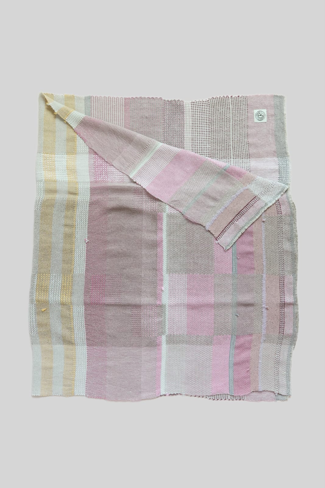 Catarina Riccabona, Handwoven Throw - Pale Pinks