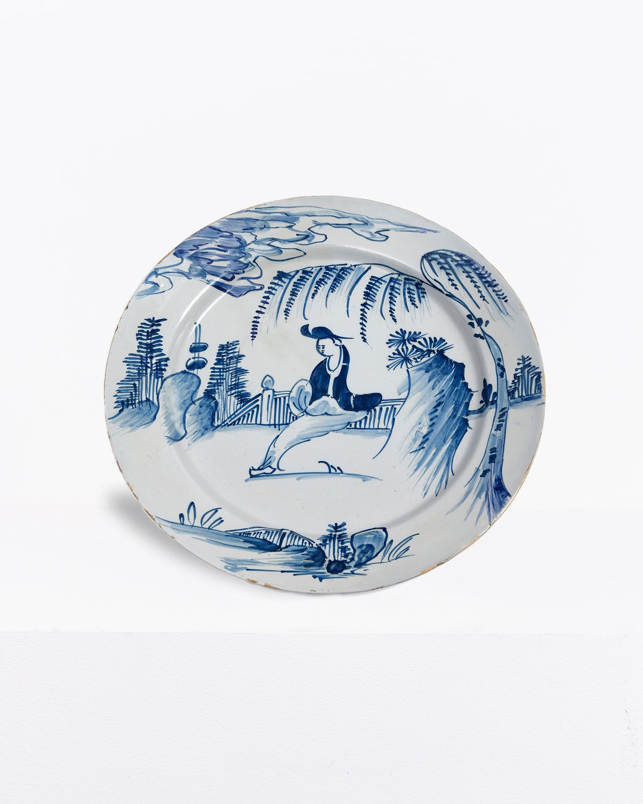 18th Century British, Delft plate