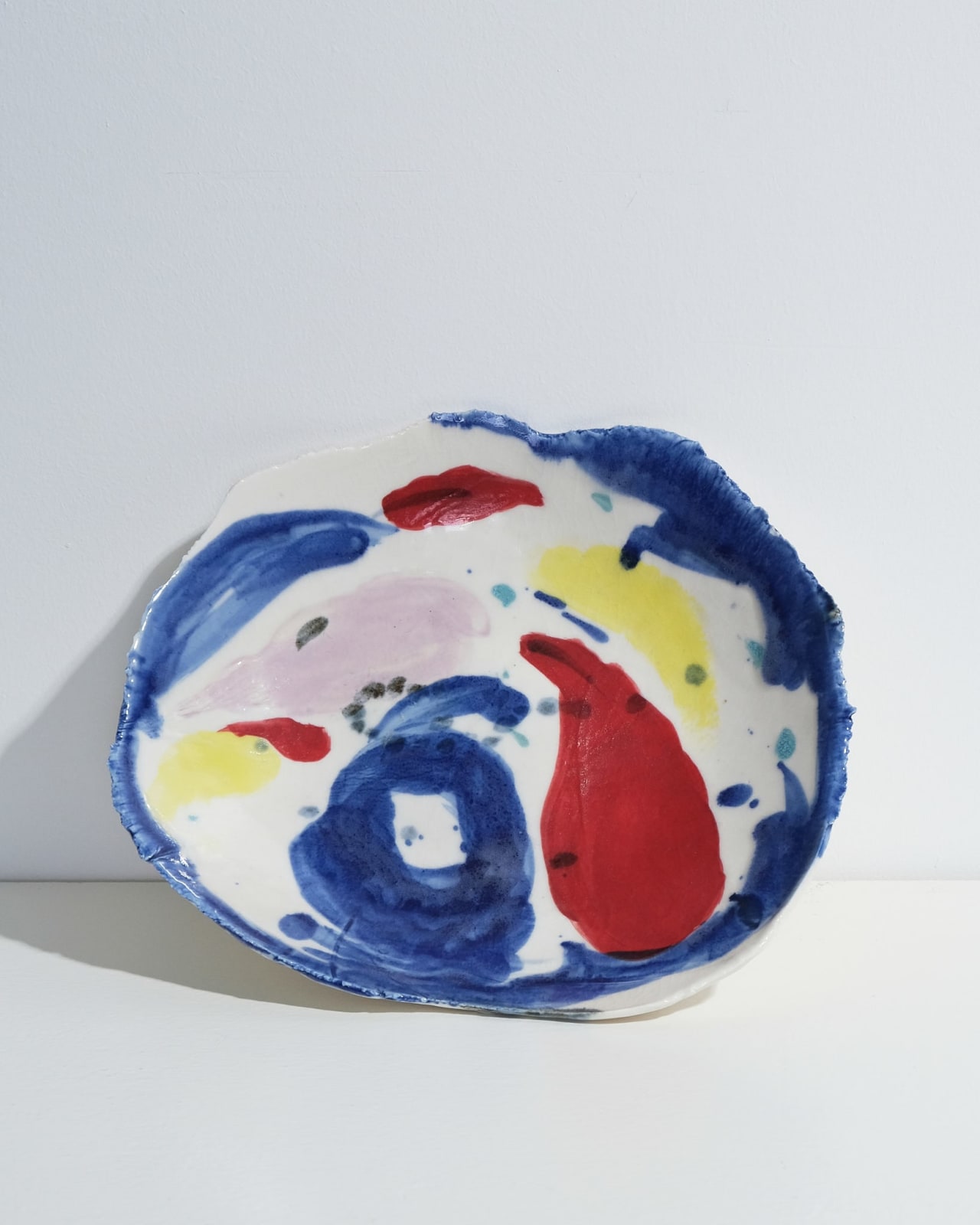 Miller Ceramics, Abstract hand painted charger