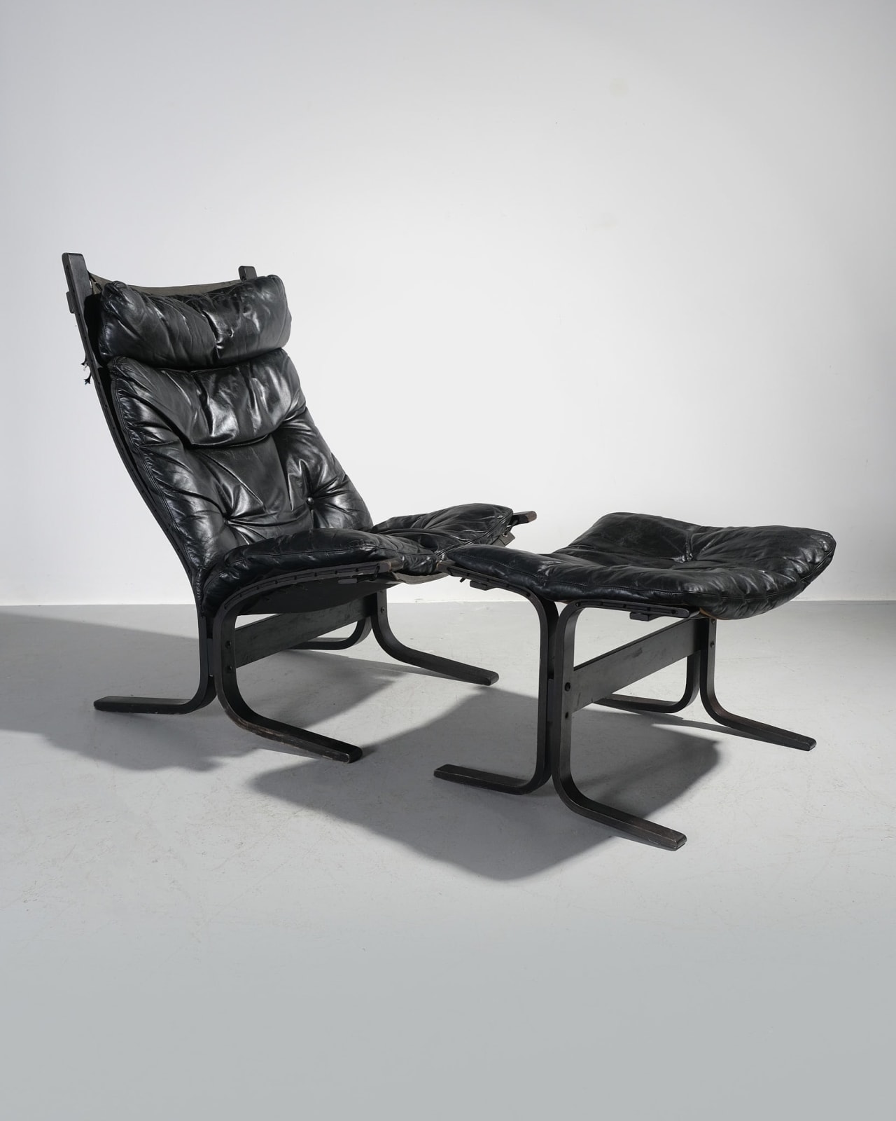 Ingmar Relling, Siesta High Back Lounge Chair and footstool