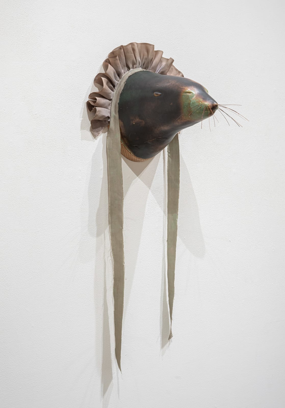Malia Jensen, Untitled (green / brown), 2023