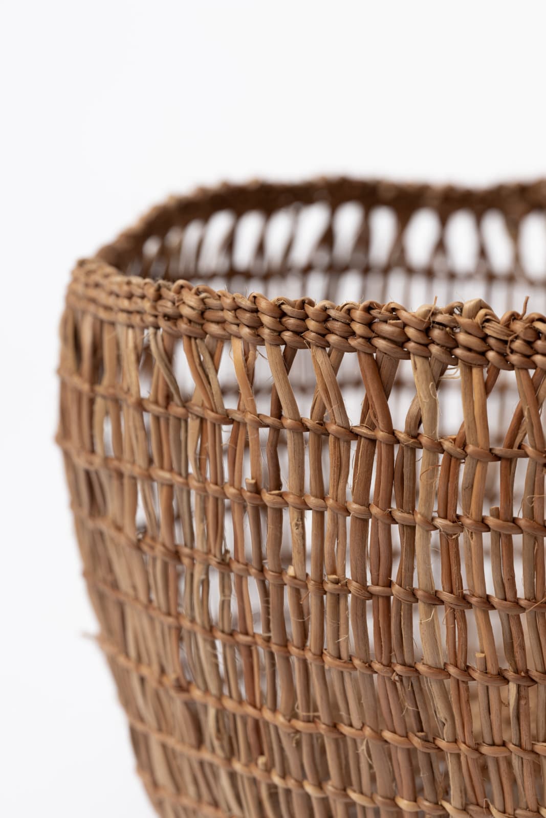 Sara Siestreem (Hanis Coos), last years blues clam basket, 2022-2024