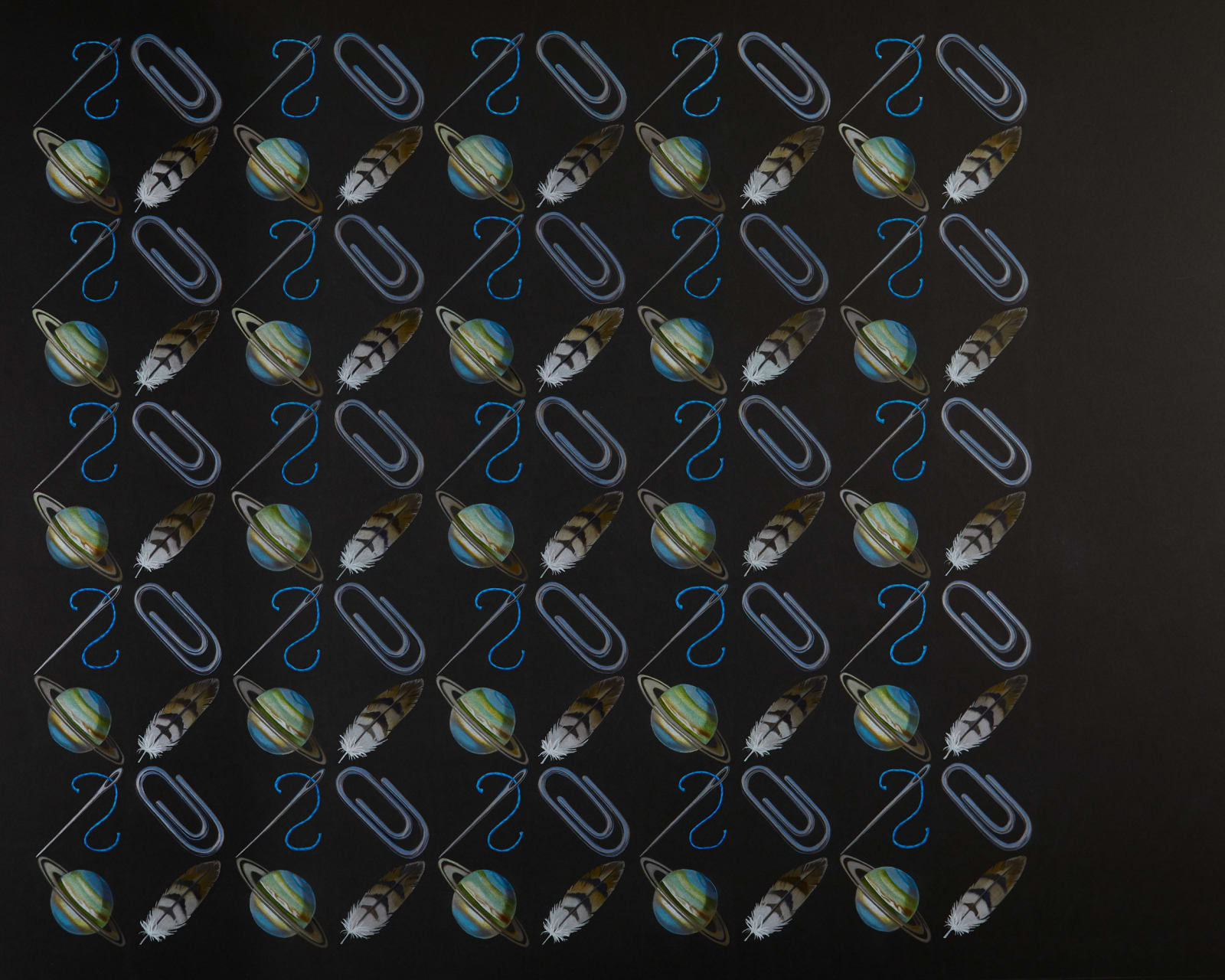 Anna Von Mertens, Tumbling Blocks (100 Emojis), 2021