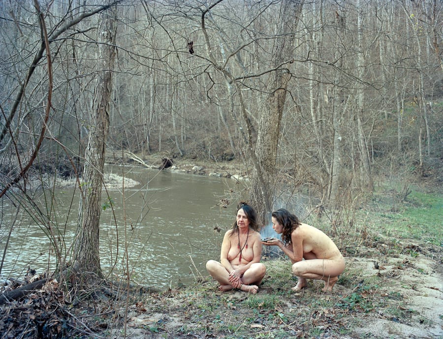 Justine Kurland, Gaea Smudging My Mother, 2004/2022