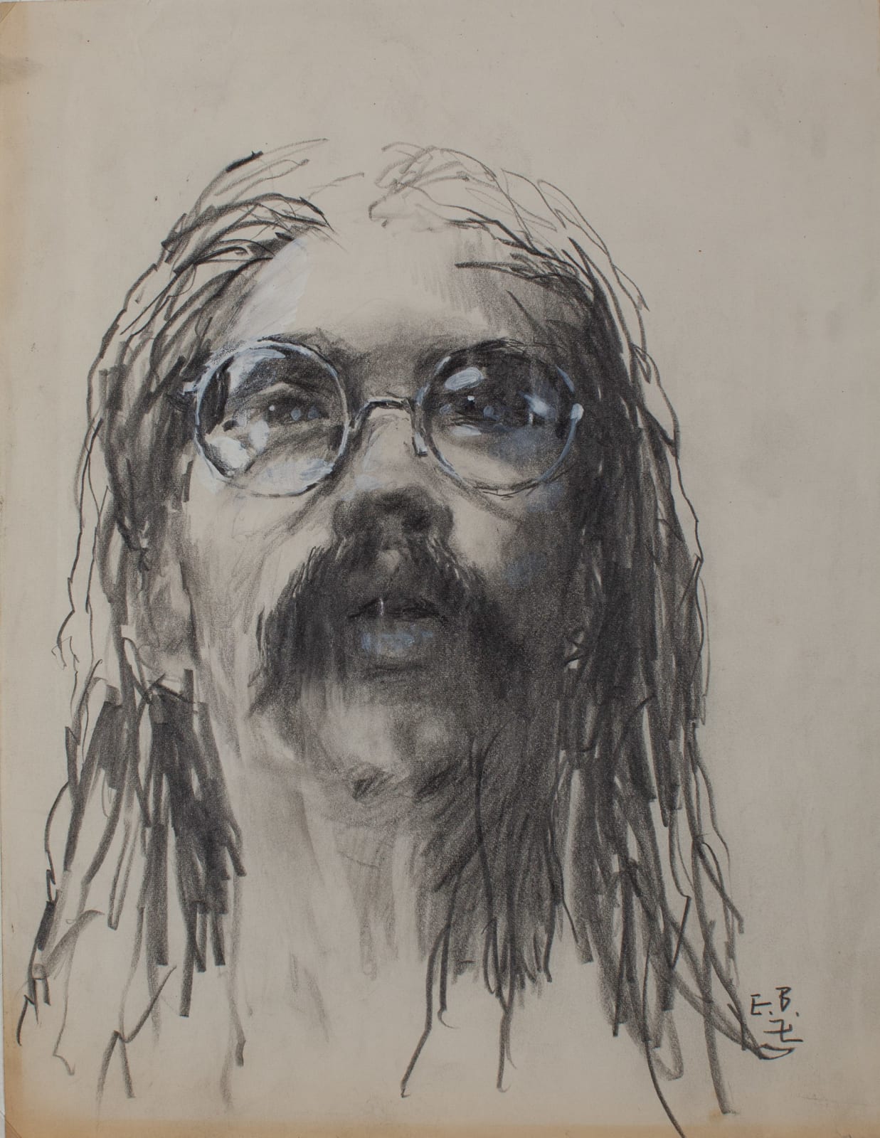 Ed Bereal, Untitled (Self Portrait) EB-069, c. 1975