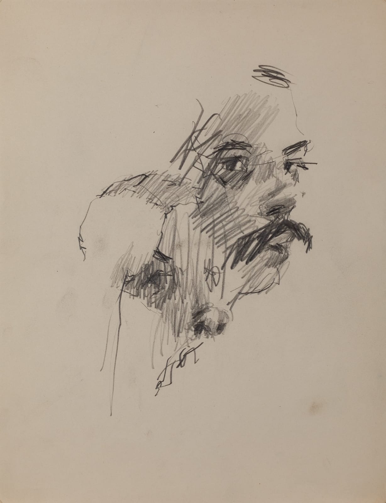 Ed Bereal, Untitled (Self Portrait) EB-050, 1958-1965